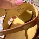 Michael Kors Leather Brown Wedge Sandals Photo 6