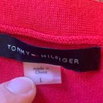 Tommy Hilfiger  cardigan Large Hot pink Fushia bell sleeve embroidered design Photo 1