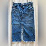 Maurice's M jeans by Maurice’s Split Front Denim Maxi Skirt Blue 14 NWOT Photo 1