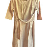 Womens Short Sleeve‎ Blush Pink Faux Wrap Dress Size Small Aline NWOT Photo 0