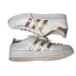 Adidas  Superstar Women White Rose Gold Stripe Shell Toe Sneakers Shoes 7.5 Photo 4