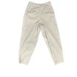 Rowing Blazers Women's Pleated Corduroys Tapered Leg Beige Pants Sz 4 Casual Tan Photo 3