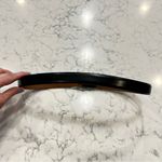 Ralph Lauren  Black Leather Belt W/ Solid Brass Buckle Woman’s Size Medium Photo 1