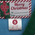 Merry Christmas Woman's Sweater Vest V Neck Cardinal Button Down Size Small Photo 5