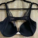 Victoria's Secret Very Sexy Nude Black Eyelash Lace Push Up Bra 36D Photo 1