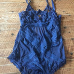 Sam Edelman navy sheer S body suit Photo 0
