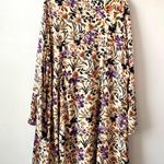 Torrid  Gauze Lace Up Skater Mini Dress Floral Ivory 3X Photo 6