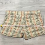 Blue axes vintage women’s nova check yellow plaid low rise shorts size 7 Photo 4