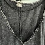 We The Free  | FREE PEOPLE Gray V-Neck Long Sleeve Top Photo 1