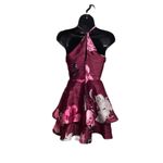 Speechless ‎ Women’s Wine Floral Party Prom Dress Size 0 Photo 1