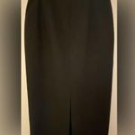 Fabiani Black Midi Long Cropped Workwear Skirt Women's Size 12 Large Photo 1