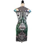 Clover Canyon Sheath Dress Multicolor
Print Scuba Knit Neoprene Size M Cocktail Photo 1