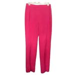 1. State Pants Front Hem Side Slit Zip Closure Elastic Waistband Pink W 6 NWOT Photo 1