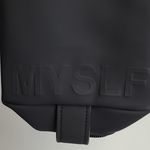 YSL  MYSLF PARFUMS BLACK RUBBER TRAVEL COSMETICS POUCH NEW Photo 1