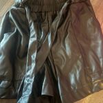 Pink Lily Faux Leather Shorts Photo 0
