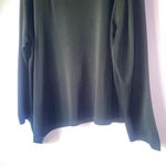 Misook 3X Black Knit Asymmetrical Blouse Long Sleeve Photo 6