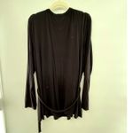 Lane Bryant Glamour x Wrap Top Black Long Sleeve 26/28 Plus Photo 1