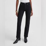 Madewell The Longline Straight Jean in Black Frost Size 25 NWT Photo 1
