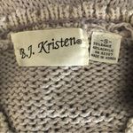 Vintage 90s Floral 3D Textured Sweater Violet Size Small Purple Photo 9