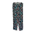 ONIA  Tropical Pants Medium Beach Print Resort Vacation Summer Lounge Photo 5
