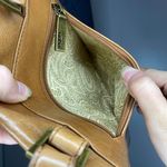 Hobo International Crossbody Leather Flap Bag Tan Card Holder Zipper Pocket Photo 4