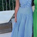 Tea & Cup  Dress Blue and white stripes maxi Photo 0