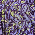 Cinq à Sept Cinq A Sept Purple Blanche Rhinestone Printed Button Front Top Photo 12