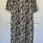 Leslie Fay Vintage  Zebra Stripe Dress 8 Photo 0