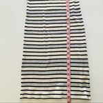 Cotton On  | White, Gray & Black Striped Ribbed Midi Dress Small Photo 4