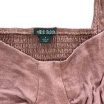 Wild Fable Womens Crop Top Small Sweetheart Neck Long Lace Sleeves Y2K Sexy Soft Photo 2