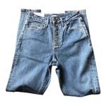 We Wore What NWT The Danielle High Rise Straight Jean in Spring St Hole, 25 Photo 7