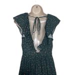 Reformation Fairfield Green Floral Maxi Dress in Coriander Size 2 Photo 5