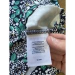 Lands' End  Shirt Women Size M/P 10-12 Floral‎ Short Sleeve Polo Collar Classic Photo 5