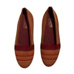Munro Red and Brown Striped Loafers Photo 0