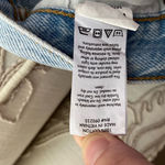 PacSun ‎ Women's Dad Jeans Size 27 Light Wash Distressed Button Fly Photo 9