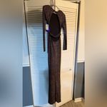 Windsor NWT  Black Glitter Prom Dress S Photo 1