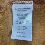 Chocolate USA Faux Leather Mini Skirt Small Brown A Line Back Zipper High Waist Photo 6