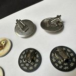 Lot Of 4 Round Costume Jewelry Clip On Earrings Mixed Variety Photo 9