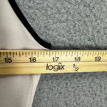 barney's new york o'2nd dress womens 2 beige blue striped pleated sleeveless Photo 4