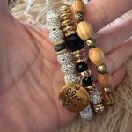 Beaded I Love You Bracelet Trio 🎅🏼Great Stocking Stuffer Gold Photo 3