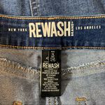 REWASH  Vintage‎ Reunion Distressed Blue Denim Skirt Size 3/26 Photo 7