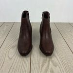 Style & Co Women's Perriee Western Ankle Booties 7.5M Chocolate Brown Smooth $80 Size 7.5 Photo 1