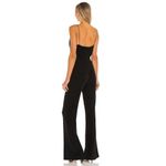 NEW! MISHA Moyra black vneck cocktail pantsuit jumpsuit US 4 $253 Black Photo 1