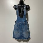 Hot Topic  Distressed Denim Skirt Overall Jumper Skirtall Size Small NWT Photo 3
