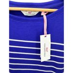 Vineyard Vines  Boatneck Simple Tee Dress Blue White Stripe Coastal Nautical NWT Photo 2