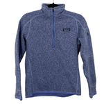 Patagonia  Women's Better Sweater 1/4-Zip‎ Size SMALL Pullover Fleece Jacket Blue Photo 2