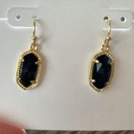 Kendra Scott Lee Earrings in Black Glass NEW Photo 2
