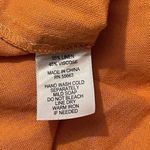 For Cynthia  Women’s Linen Button Dress Sleeveless Asymmetrical Orange Dress Sz S Photo 12