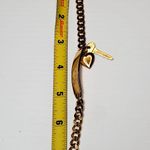 Vtg Speidel Name ID Bracelet Candace Gold Tone Curb Link Chain Chunky 7.5" Photo 3