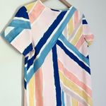 MINKPINK Mara Tee Multicolored Abstract Short Sleeve Mini Dress Pink Blue XS Photo 4